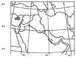 Figure A-11. Locations of Naval Research Laboratory's March 10-14. 1991, pibal observations 