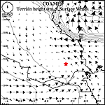Figure A-71. 2000 COAMPS Grid 3 predicted