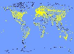 Figure A-8. Locations of global network of regular surface observations