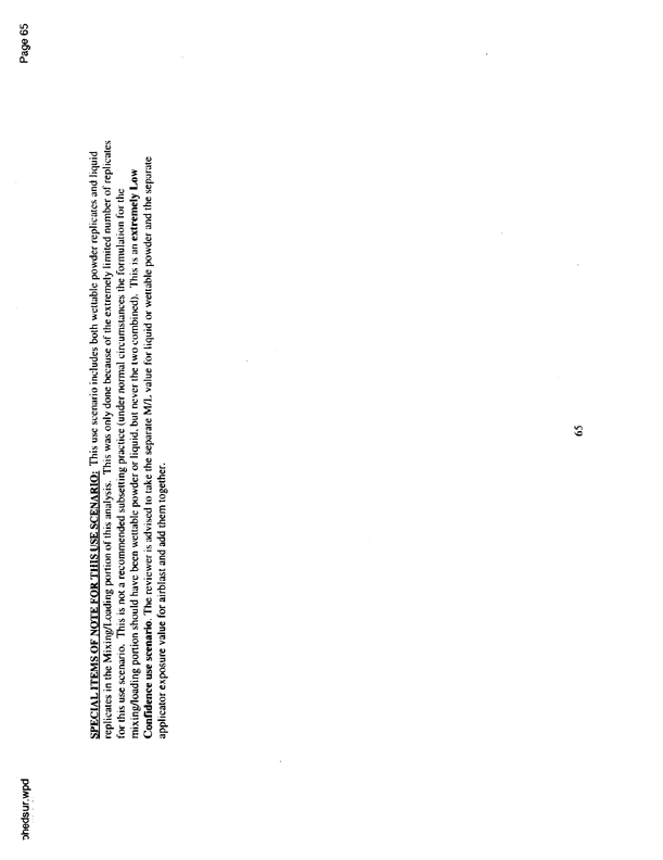  US Environmental Protection Agency, EPA Office of Pesticide Programs, �PHED Surrogate Exposure Guide,� August 1998.