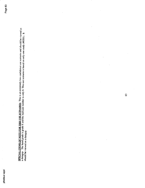   US Environmental Protection Agency, EPA Office of Pesticide Programs, �PHED Surrogate Exposure Guide,� August 1998.