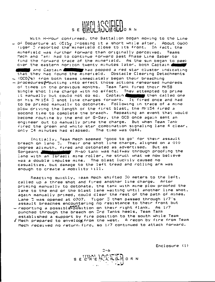 Task Force Ripper Command Chronology